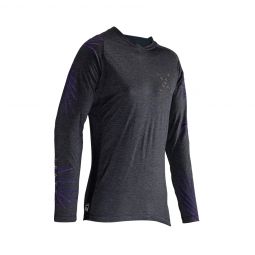 LEATT NOWOŚĆ KOSZULKA ROWEROWA MTB GRAVITY 2.0 JERSEY PALM KOLOR GRAFITOWY ROZMIAR M
