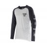 LEATT NOWOŚĆ KOSZULKA ROWEROWA MTB GRAVITY 2.0 JERSEY WHITE KOLOR BIAŁY/GRAFITOWY ROZMIAR S