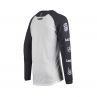 LEATT NOWOŚĆ KOSZULKA ROWEROWA MTB GRAVITY 2.0 JERSEY WHITE KOLOR BIAŁY/GRAFITOWY ROZMIAR L