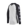 LEATT NOWOŚĆ KOSZULKA ROWEROWA MTB GRAVITY 2.0 JERSEY WHITE KOLOR BIAŁY/GRAFITOWY ROZMIAR XL