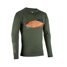 LEATT KOSZULKA ROWEROWA MTB ENDURO 4.0 JERSEY PINE KOLOR ZIELONY ROZMIAR XL