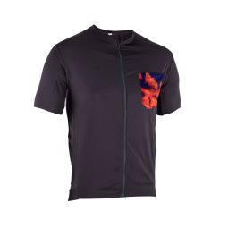 LEATT KOSZULKA ROWEROWA MTB TRAIL 3.0 JERSEY SHADOW KOLOR CZARNY ROZMIAR S