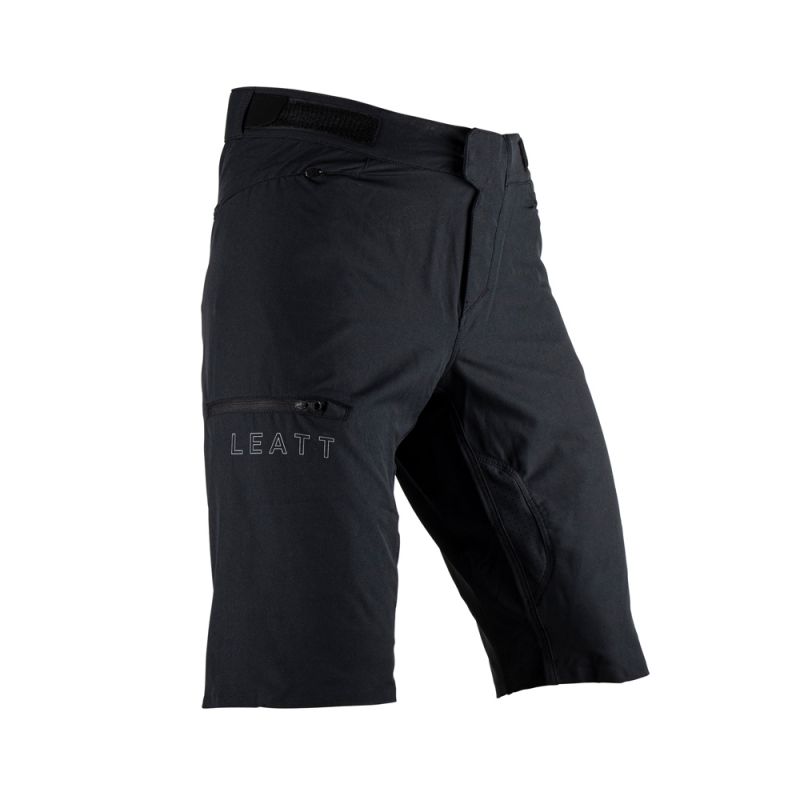 LEATT SPODENKI ROWEROWE MTB TRAIL 1.0 SHORTS BLACK KOLOR CZARNY ROZMIAR XL