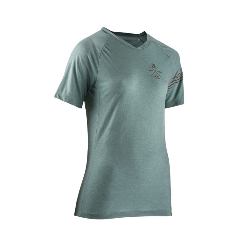 LEATT KOSZULKA ROWEROWA (DAMSKA) MTB ALLMTN 3.0 JERSEY PISTACHIO KOLOR PISTACJOWY ROZMIAR L