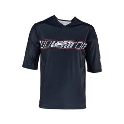 LEATT NOWOŚĆ KOSZULKA ROWEROWA MTB ENDURO 3.0 JERSEY BLACK KOLOR CZARNY ROZMIAR M