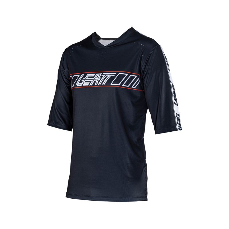 LEATT NOWOŚĆ KOSZULKA ROWEROWA MTB ENDURO 3.0 JERSEY BLACK KOLOR CZARNY ROZMIAR L