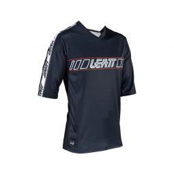 LEATT NOWOŚĆ KOSZULKA ROWEROWA MTB ENDURO 3.0 JERSEY BLACK KOLOR CZARNY ROZMIAR L