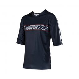 LEATT NOWOŚĆ KOSZULKA ROWEROWA MTB ENDURO 3.0 JERSEY BLACK KOLOR CZARNY ROZMIAR L