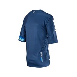 LEATT NOWOŚĆ KOSZULKA ROWEROWA MTB ENDURO 3.0 JERSEY DENIM KOLOR GRANATOWY ROZMIAR XL