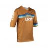 LEATT NOWOŚĆ KOSZULKA ROWEROWA MTB ENDURO 3.0 JERSEY PEANUT KOLOR BRĄZOWY ROZMIAR L