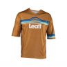 LEATT NOWOŚĆ KOSZULKA ROWEROWA MTB ENDURO 3.0 JERSEY PEANUT KOLOR BRĄZOWY ROZMIAR L