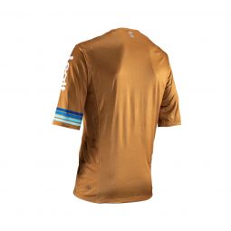 LEATT NOWOŚĆ KOSZULKA ROWEROWA MTB ENDURO 3.0 JERSEY PEANUT KOLOR BRĄZOWY ROZMIAR L