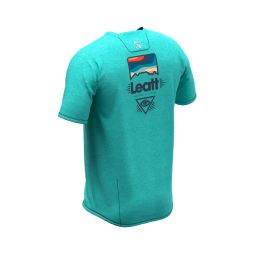 LEATT NOWOŚĆ KOSZULKA ROWEROWA (DZIECIĘCA) MTB ALLMTN 2.0 JUNIOR JERSEY AQUA KOLOR TURKUSOWY ROZMIAR L (140-150 cm)