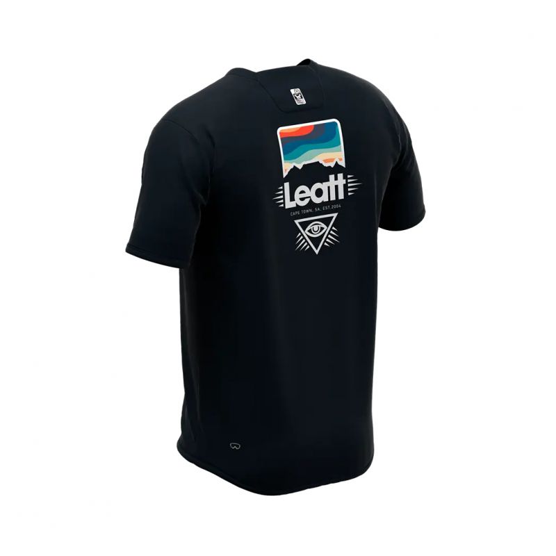 LEATT NOWOŚĆ KOSZULKA ROWEROWA (DZIECIĘCA) MTB ALLMTN 2.0 JUNIOR JERSEY BLACK KOLOR CZARNY ROZMIAR L (140-150 cm)