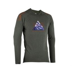 LEATT KOSZULKA ROWEROWA MTB GRAVITY 2.0 JERSEY PINE KOLOR GRAFITOWY ROZMIAR XXL