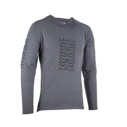 LEATT KOSZULKA ROWEROWA MTB GRAVITY 2.0 JERSEY TITANIUM KOLOR SZARY ROZMIAR S