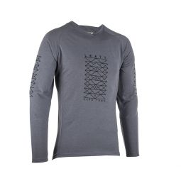LEATT KOSZULKA ROWEROWA MTB GRAVITY 2.0 JERSEY TITANIUM KOLOR SZARY ROZMIAR XXL