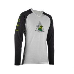 LEATT KOSZULKA ROWEROWA MTB GRAVITY 2.0 JERSEY ZOMBIE KOLOR BIAŁY/CZARNY ROZMIAR XL