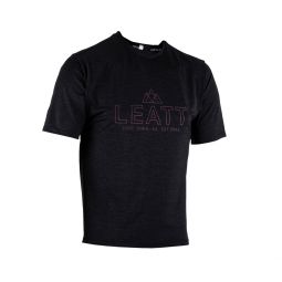 LEATT KOSZULKA ROWEROWA MTB TRAIL 1.0 JERSEY BLACK KOLOR CZARNY ROZMIAR XXL