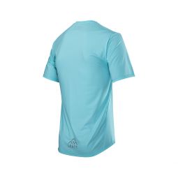 LEATT NOWOŚĆ KOSZULKA ROWEROWA MTB TRAIL 1.0 X-FLOW JERSEY AQUA KOLOR NIEBIESKI ROZMIAR XL
