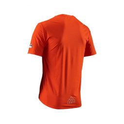 LEATT NOWOŚĆ KOSZULKA ROWEROWA MTB TRAIL 1.0 X-FLOW JERSEY GLOW KOLOR CZERWONY ROZMIAR S