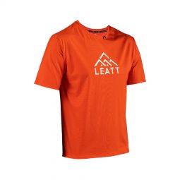 LEATT NOWOŚĆ KOSZULKA ROWEROWA MTB TRAIL 1.0 X-FLOW JERSEY GLOW KOLOR CZERWONY ROZMIAR M