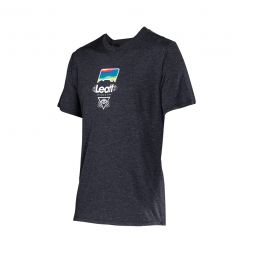 LEATT NOWOŚĆ KOSZULKA ROWEROWA MTB GRAVITY 1.0 JERSEY BLACK KOLOR CZARNY ROZMIAR L
