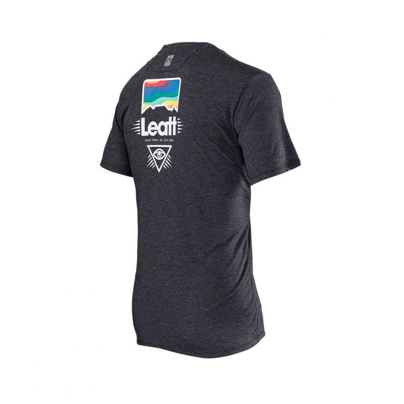 LEATT NOWOŚĆ KOSZULKA ROWEROWA MTB GRAVITY 1.0 JERSEY BLACK KOLOR CZARNY ROZMIAR L