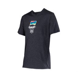 LEATT NOWOŚĆ KOSZULKA ROWEROWA MTB GRAVITY 1.0 JERSEY BLACK KOLOR CZARNY ROZMIAR XL