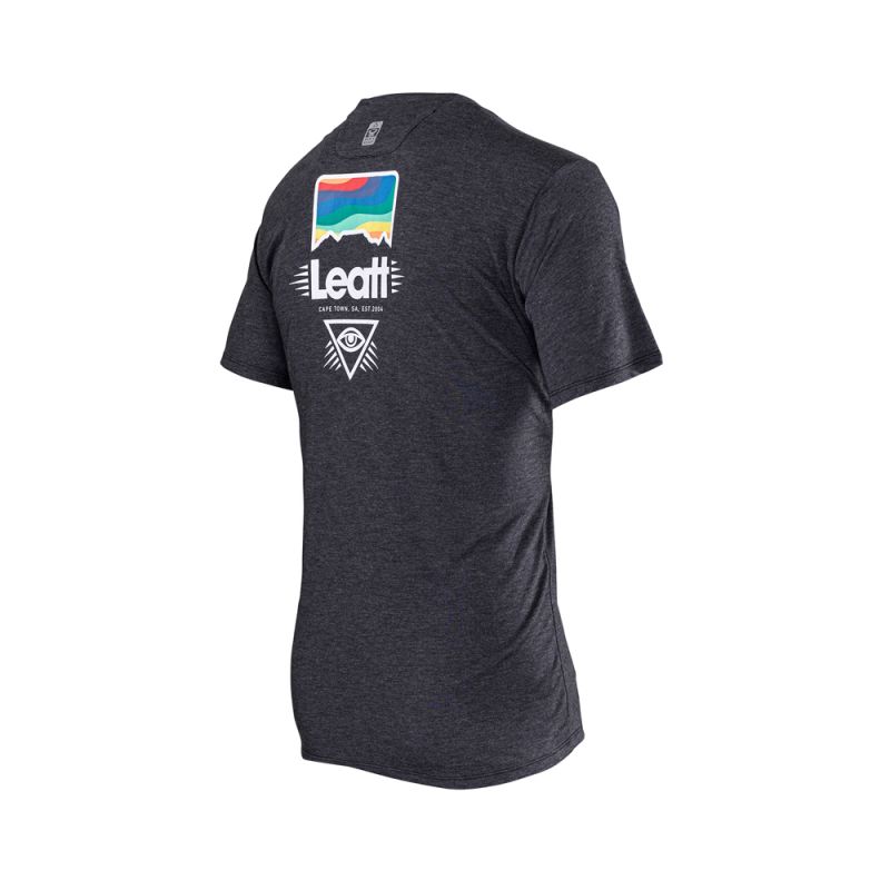 LEATT NOWOŚĆ KOSZULKA ROWEROWA MTB GRAVITY 1.0 JERSEY BLACK KOLOR CZARNY ROZMIAR XL