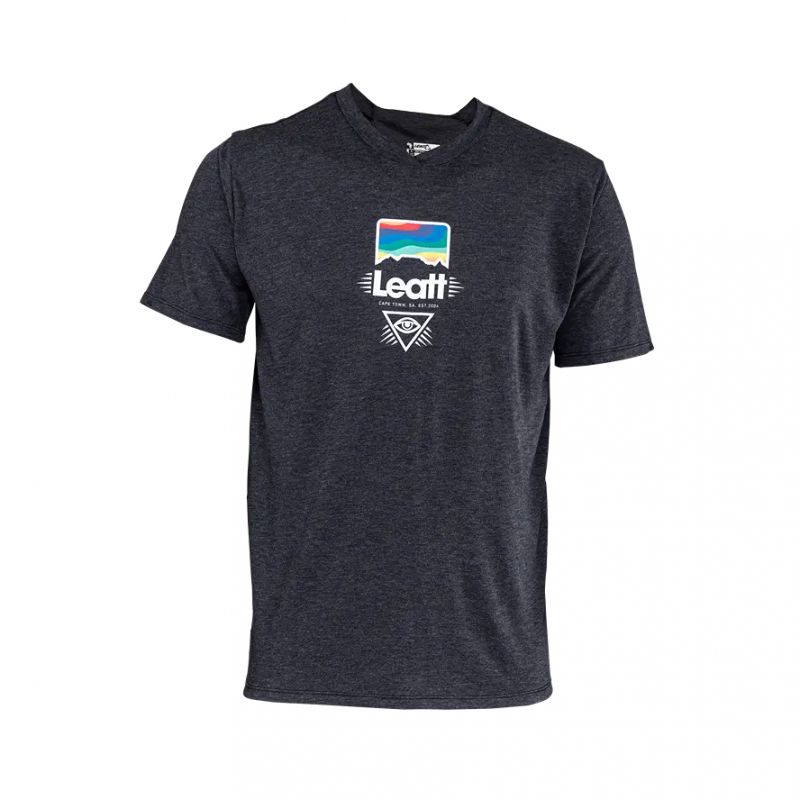 LEATT NOWOŚĆ KOSZULKA ROWEROWA MTB GRAVITY 1.0 JERSEY BLACK KOLOR CZARNY ROZMIAR XL