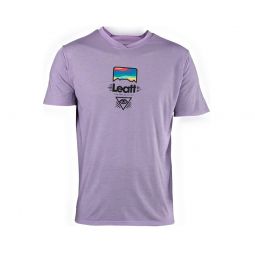 LEATT NOWOŚĆ KOSZULKA ROWEROWA MTB GRAVITY 1.0 JERSEY LAVENDER KOLOR FIOLETOWY ROZMIAR L