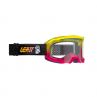 LEATT GOGLE ROWEROWE VELOCITY 4.0 MTB IRIZ GOGGLE 80'S SKULL BLUE UC 26% - KOLOR ŻÓŁTY/RÓŻOWY/CZARNY SZYBKA LUSTRZANA NIEBIESKA/