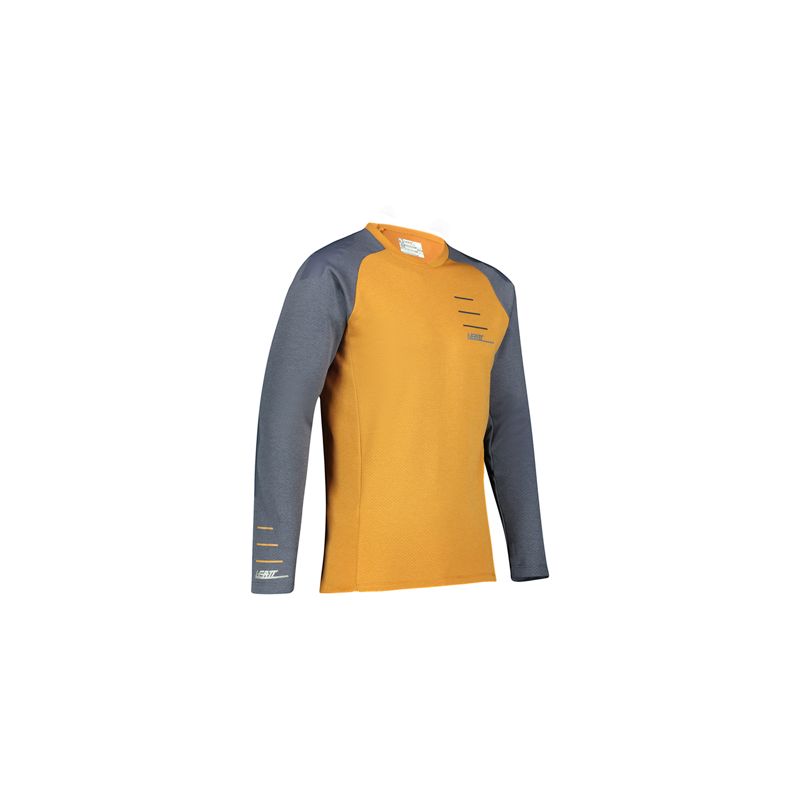 LEATT KOSZULKA ROWEROWA MTB ALLMTN 5.0 JERSEY RUST KOLOR RDZAWY/SZARY ROZMIAR S