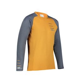 LEATT KOSZULKA ROWEROWA MTB ALLMTN 5.0 JERSEY RUST KOLOR RDZAWY/SZARY ROZMIAR XXL