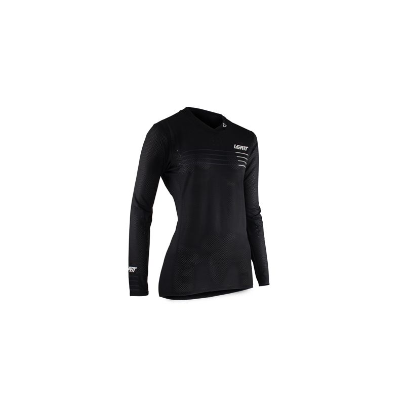 LEATT KOSZULKA ROWEROWA (DAMSKA) MTB GRAVITY 4.0 JERSEY BLACK KOLOR CZARNY ROZMIAR L