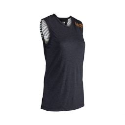 LEATT NOWOŚĆ KOSZULKA ROWEROWA BEZ RĘKAWÓW (DAMSKA) MTB ALLMTN 2.0 WOMEN TANKTOP STRIPES KOLOR CZARNY/NIEBIESKI/CZERWONY/ZIELONY