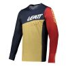 LEATT KOSZULKA ROWEROWA MTB 4.0 ULTRAWELD JERSEY SAND KOLOR PIASKOWY/GRANATOWY/CZERWONY ROZMIAR M
