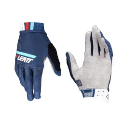 LEATT NOWOŚĆ RĘKAWICE ROWEROWE MTB 3.0 X-FLOW GLOVE DENIM KOLOR GRANATOWY ROZMIAR XL