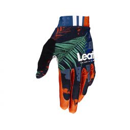 LEATT NOWOŚĆ RĘKAWICE ROWEROWE MTB 3.0 X-FLOW GLOVE JUNGLE KOLOR GRANATOWY/CZERWONY ROZMIAR L