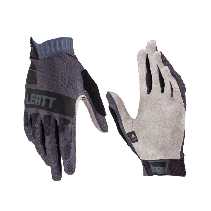 LEATT RĘKAWICE ROWEROWE MTB 2.0 X-FLOW GLOVE STEALTH KOLOR GRAFITOWY/CZARNY ROZMIAR M