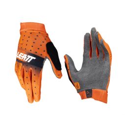 LEATT NOWOŚĆ RĘKAWICE ROWEROWE MTB 1.0 GRIPR GLOVE GLOW KOLOR CZERWONY ROZMIAR M