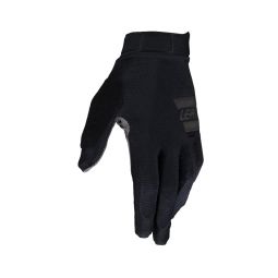 LEATT NOWOŚĆ RĘKAWICE ROWEROWE MTB 1.0 GRIPR GLOVE STEALTH KOLOR CZARNY ROZMIAR S
