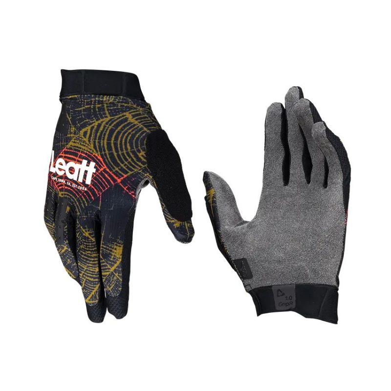 LEATT NOWOŚĆ RĘKAWICE ROWEROWE MTB 1.0 GRIPR GLOVE TIMBER KOLOR BRĄZOWY/CZARNY ROZMIAR M