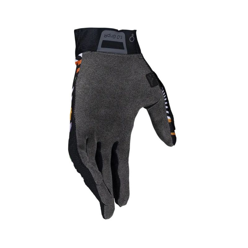 LEATT NOWOŚĆ RĘKAWICE ROWEROWE (DAMSKIE) MTB 1.0 GRIPR WOMEN GLOVE STRIPES KOLOR CZARNY/MULTICOLOR ROZMIAR M