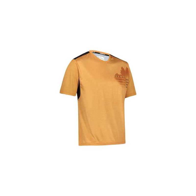 LEATT KOSZULKA ROWEROWA MTB TRAIL 1.0 JERSEY RUST KOLOR RDZAWY ROZMIAR L