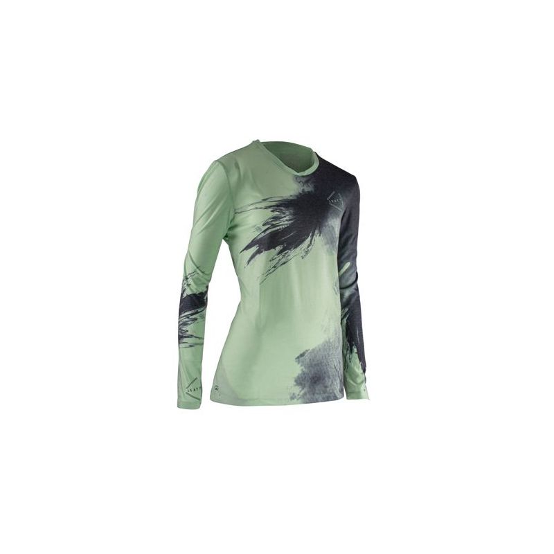 LEATT KOSZULKA ROWEROWA (DAMSKA) MTB GRAVITY 2.0 JERSEY MINT KOLOR MIĘTROWY/CZARNY ROZMIAR XS
