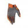 LEATT NOWOŚĆ RĘKAWICE ROWEROWE (DZIECIĘCE) MTB 1.0 GRIPR JR GLOVE GLOW KOLOR POMARAŃCZOWY/CZARNY ROZMIAR M