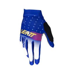 LEATT NOWOŚĆ RĘKAWICE ROWEROWE (DZIECIĘCE) MTB 1.0 GRIPR JR GLOVE ULTRABLUE KOLOR NIEBIESKI/BIAŁY ROZMIAR M