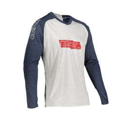 LEATT KOSZULKA ROWEROWA MTB 2.0 LONG JERSEY ONYX KOLOR BIAŁY/GRANATOWY ROZMIAR XS